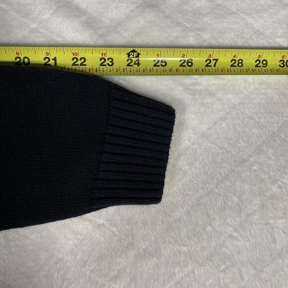 Chaps Fair Isle Holiday Sweater Crew Neck Bears Christmas Tree Cotton Men's XL - Picture 5 of 7